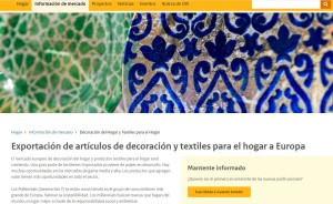 ARTICULOS DECORACION A EUROPA